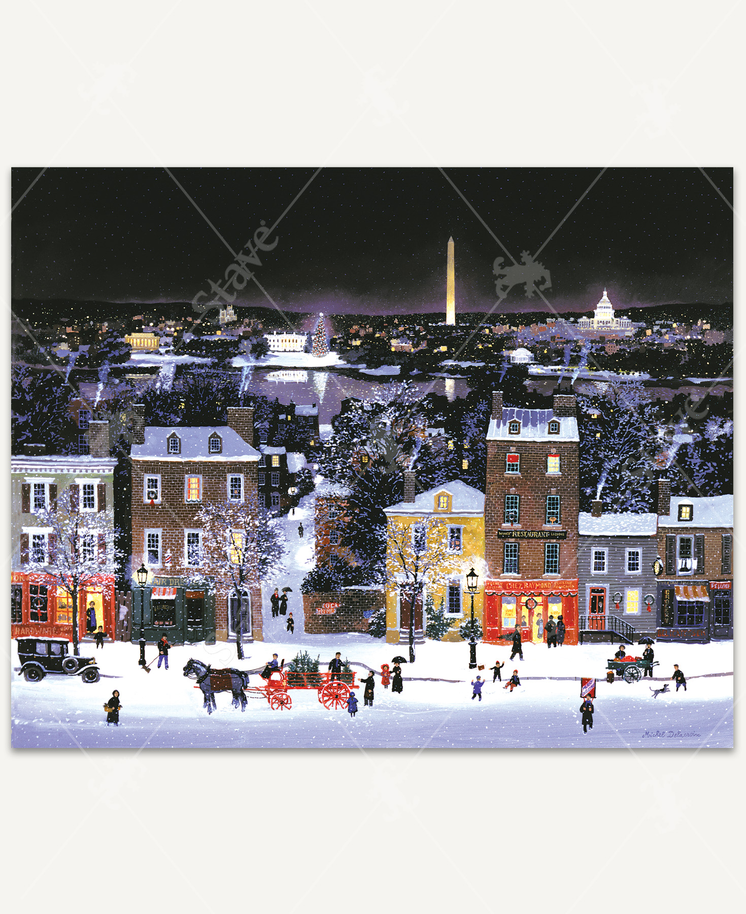 Christmas Of Peace In Washington Jigsaw Puzzle | Stave Puzzles