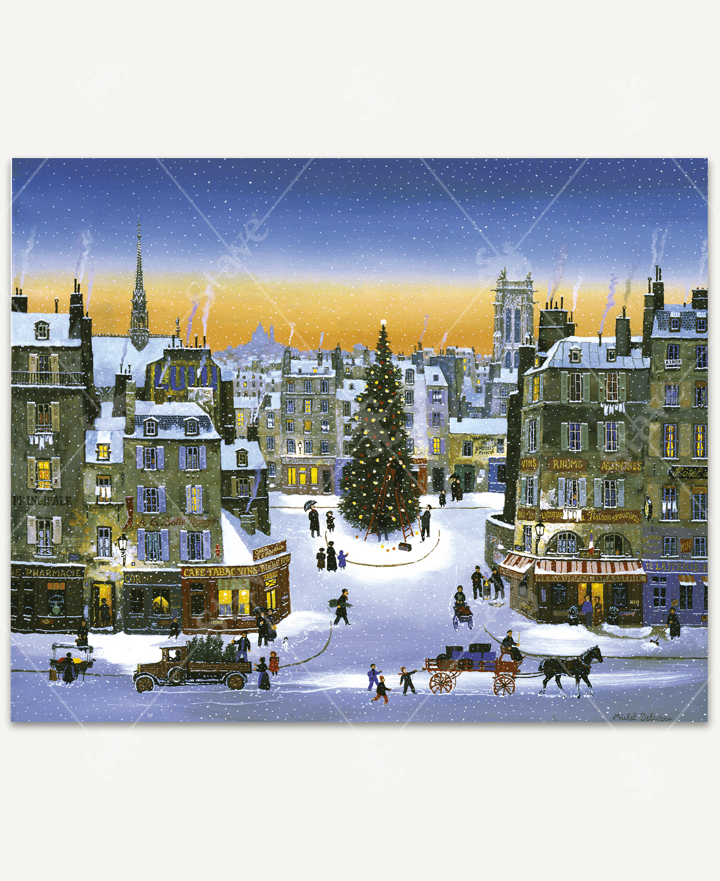 Christmas Is Back, a traditional puzzle - Stave Puzzles