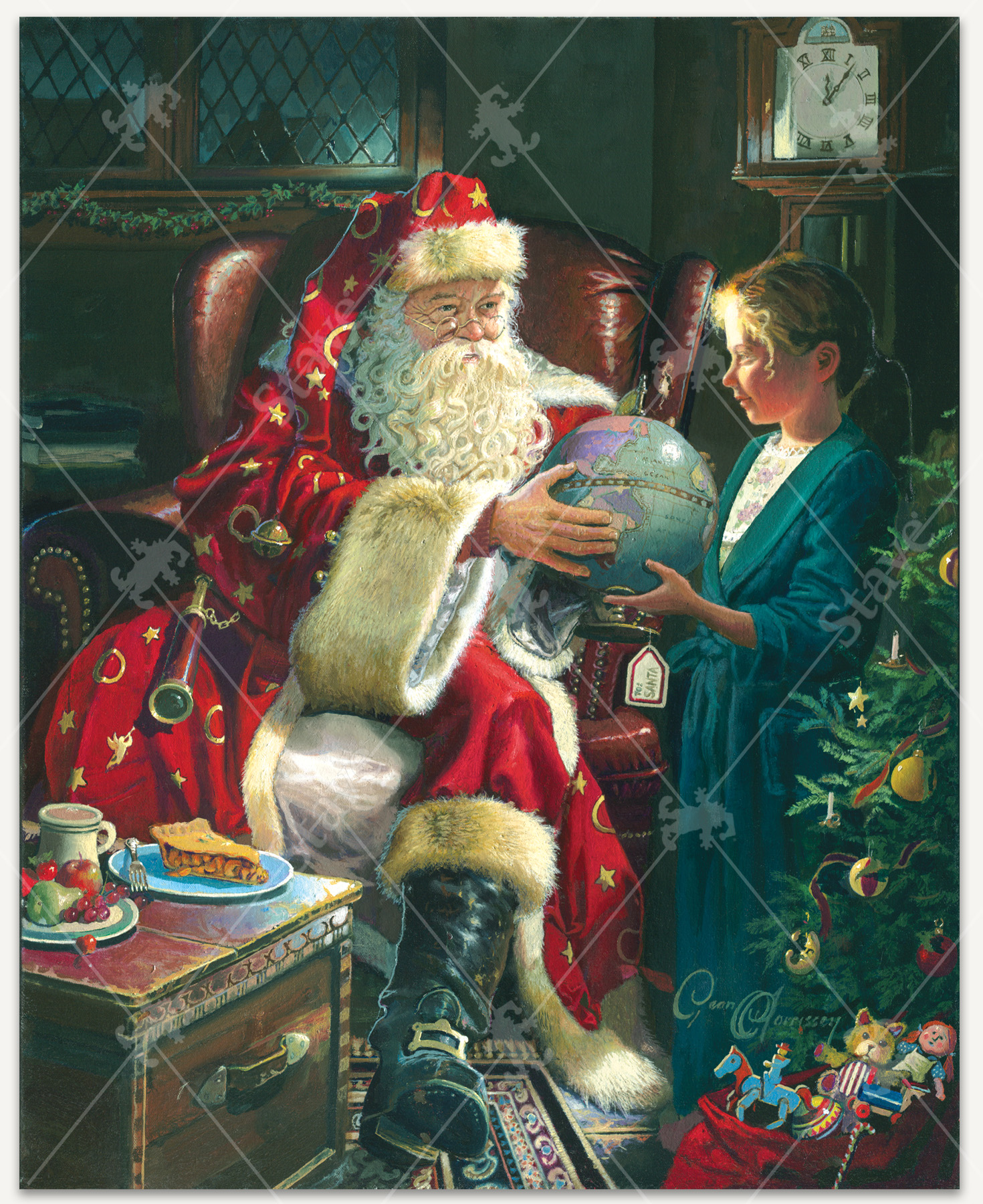 One Christmas Eve, a traditional puzzle - Stave Puzzles