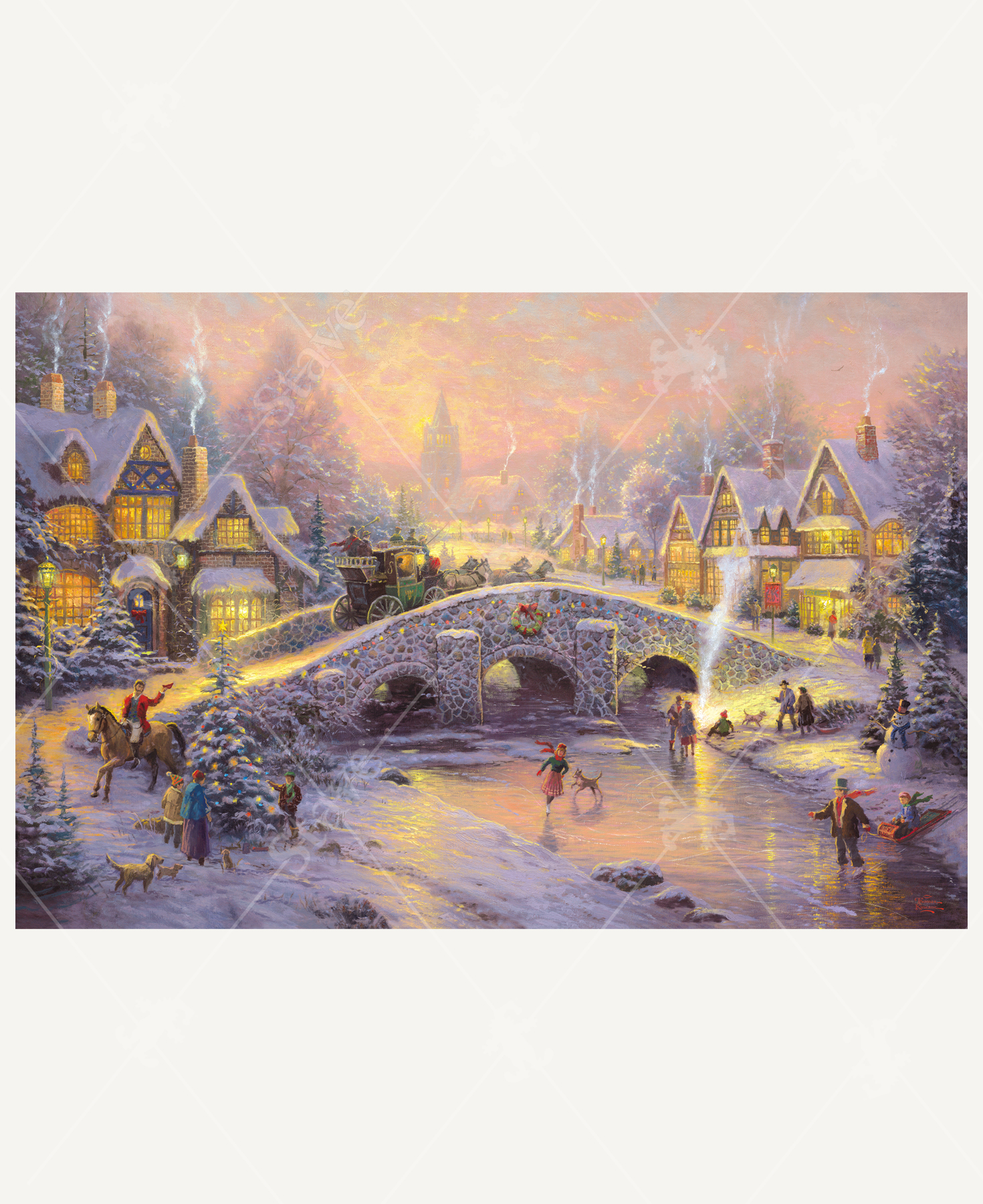 Spirit Of Christmas 1, a traditional puzzle - Stave Puzzles