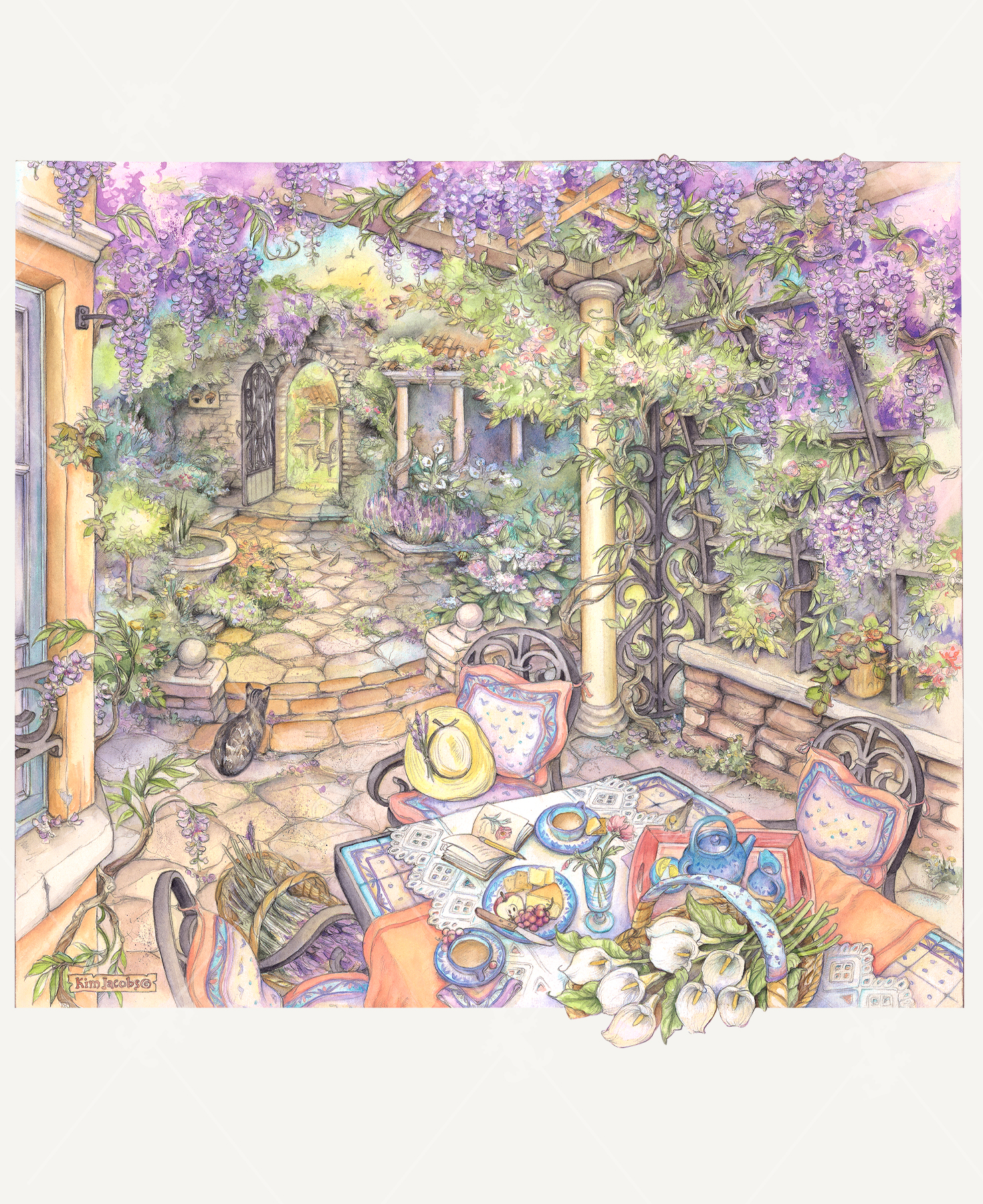 Wisteria Arbor