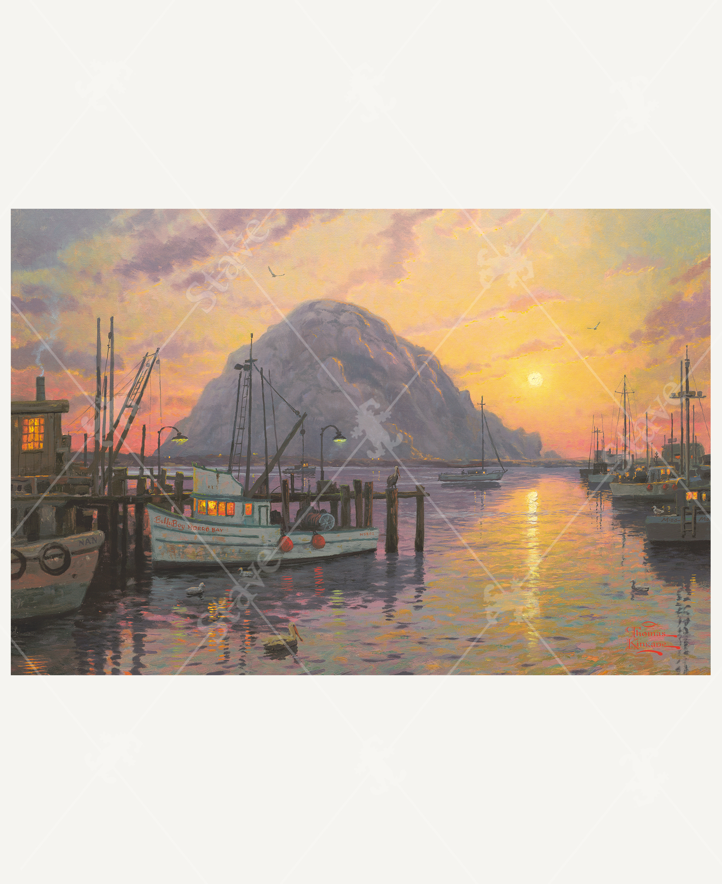 Morro Bay At Sunset_1