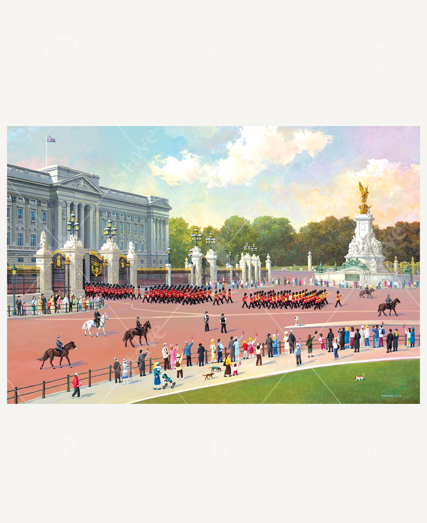 リリパットレーン106☆Buckingham Palace Buckingham Palace, a traditional puzzle - Stave Puzzles