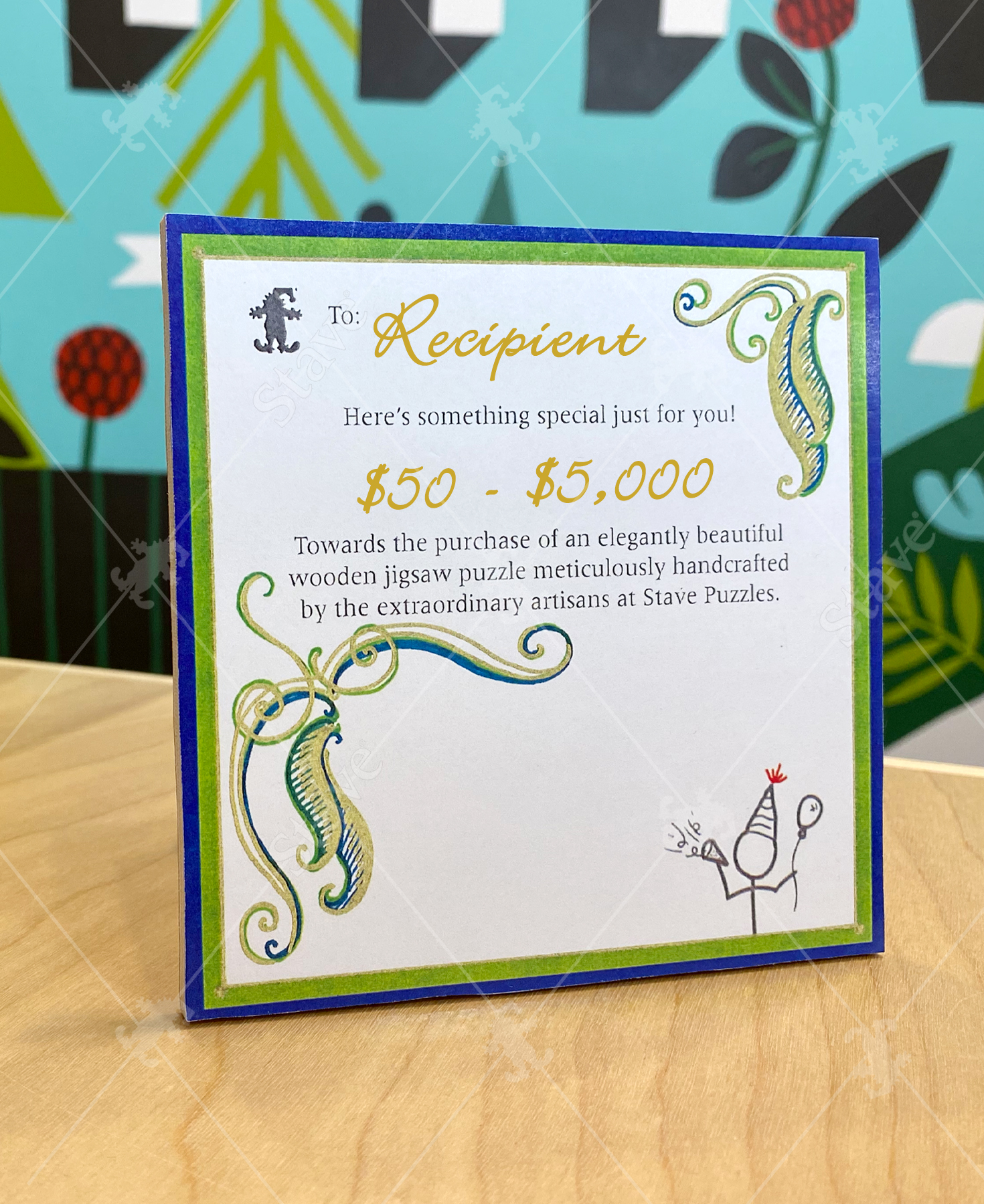 Wooden Gift Certificate 0