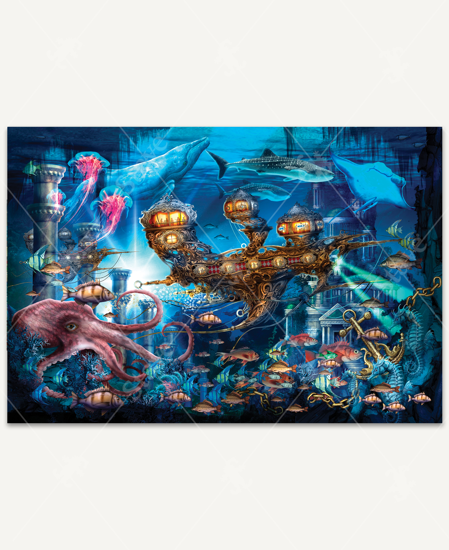 Atlantis Express, a traditional puzzle - Stave Puzzles