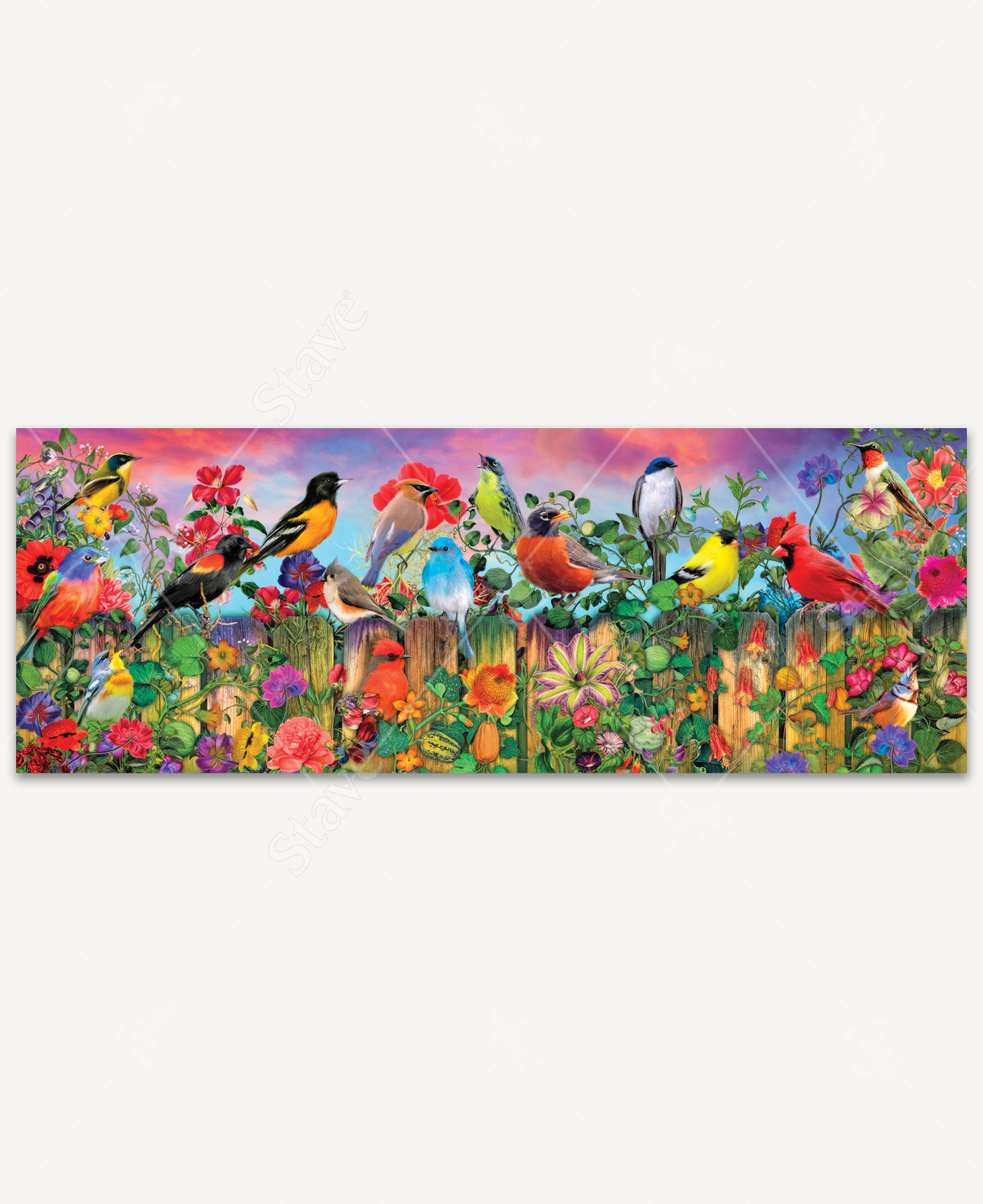 Birds And Blooms Jigsaw Puzzle | Stave Puzzles