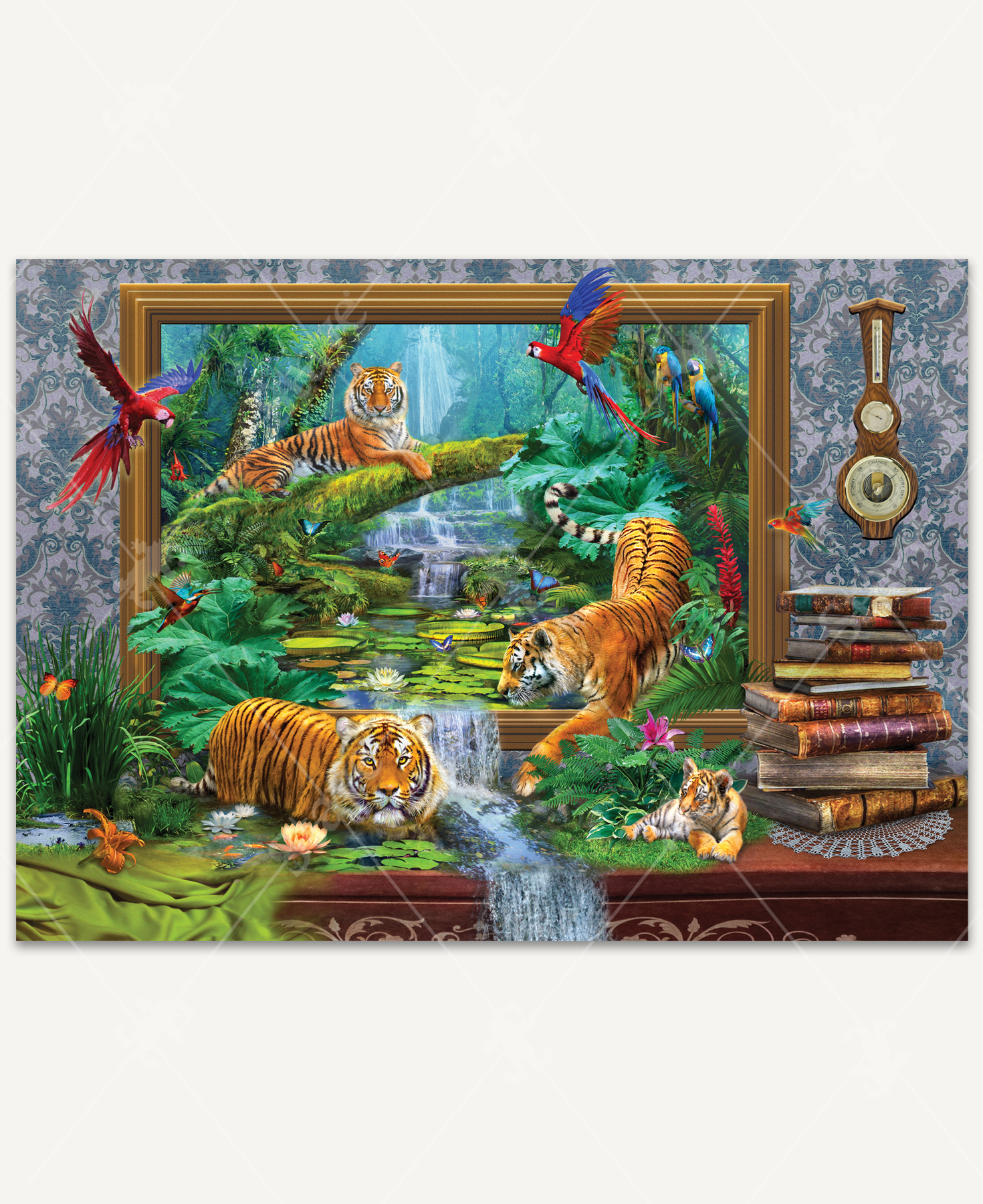 The Jungle Coming To Life, a traditional puzzle - Stave Puzzles