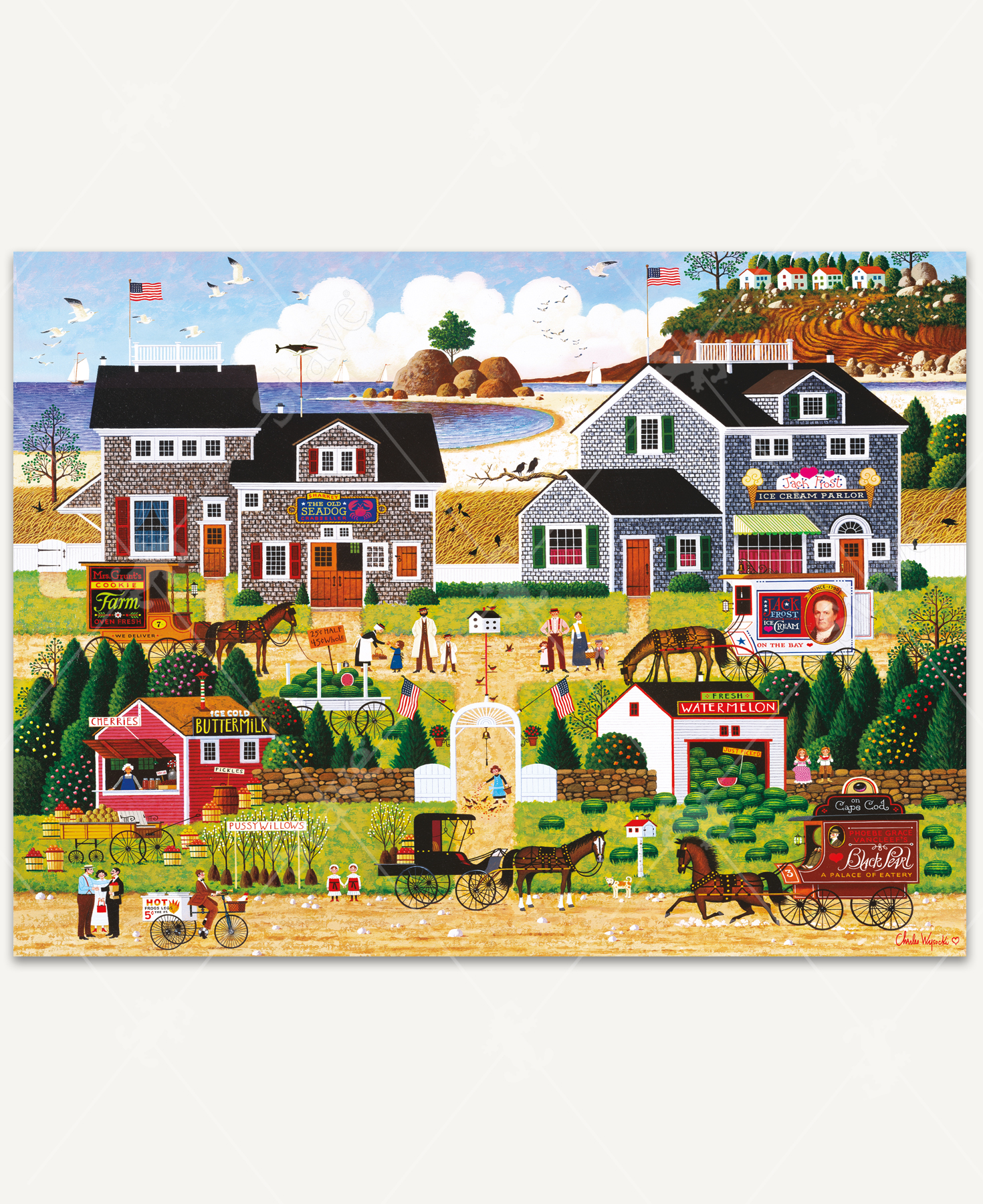 Westcott's Black Cherry Harbor, a traditional puzzle - Stave Puzzles