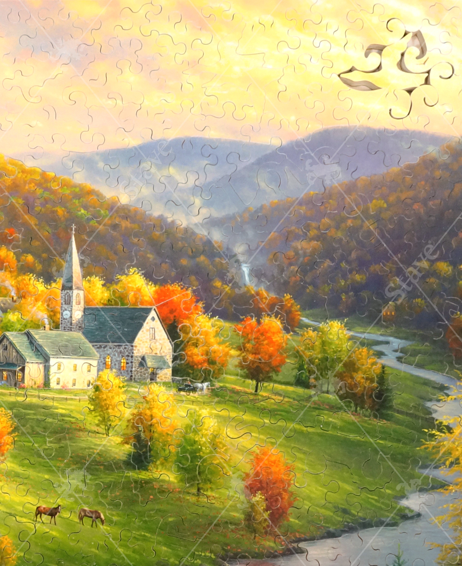 Peaceful Valley | Stave Puzzles