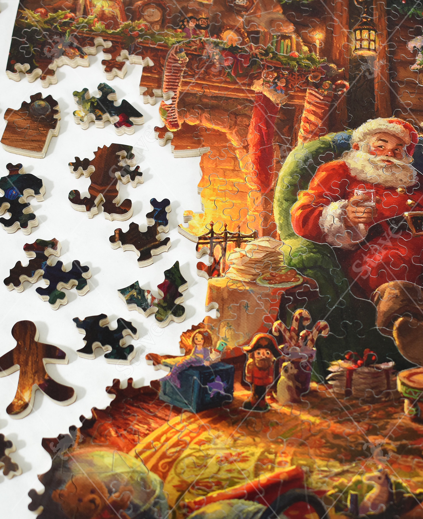 Christmas Dinner at Santa's Workshop - 1000 Piece Jigsaw Puzzles – All  Jigsaw Puzzles US