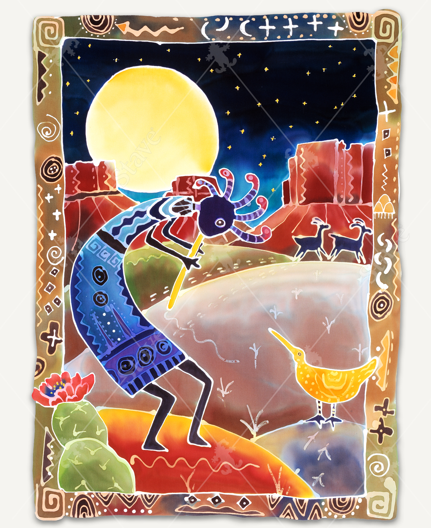 Kokopelli And The Moon_1