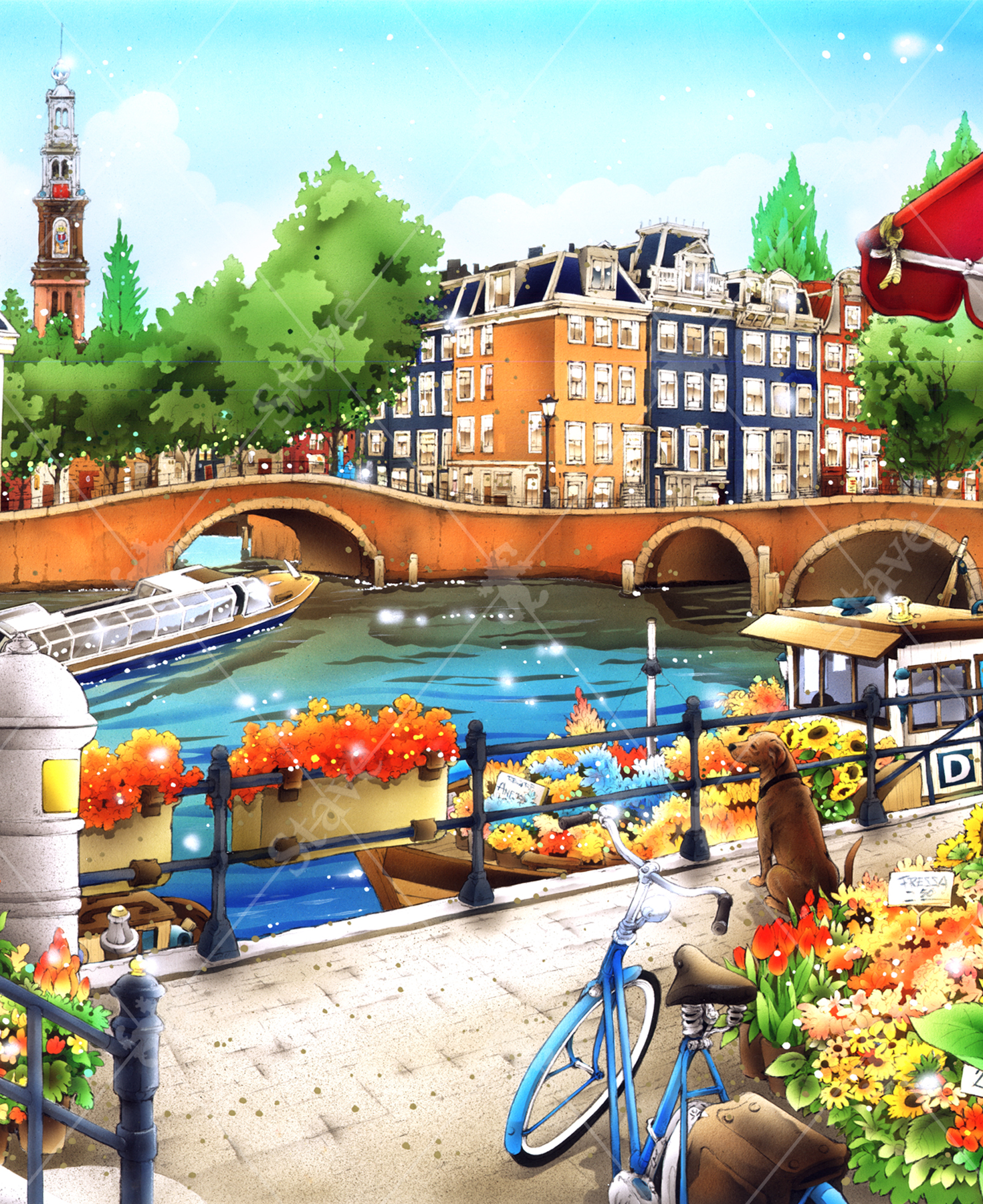 Amsterdam, a traditional puzzle - Stave Puzzles