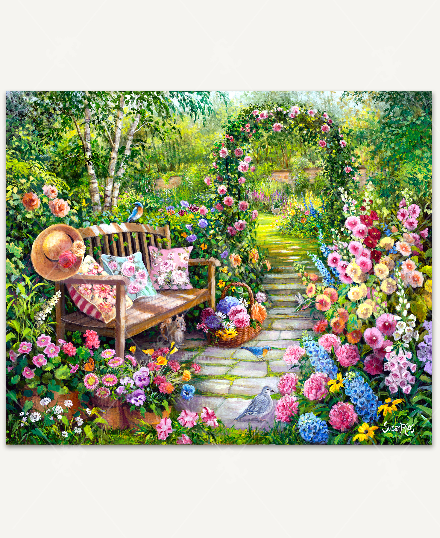 Serenity Garden, a traditional puzzle - Stave Puzzles