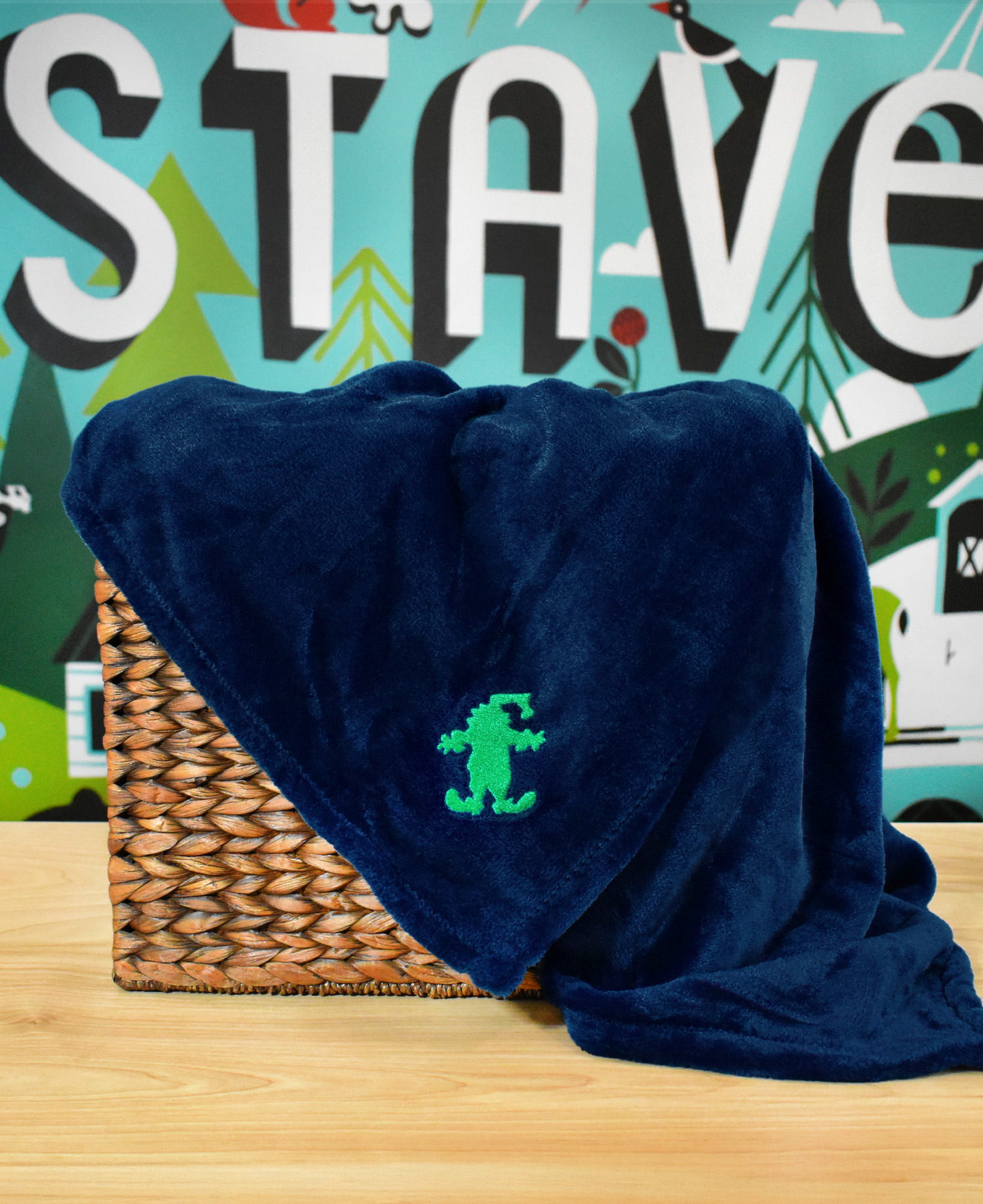 Stave Fleece Blanket