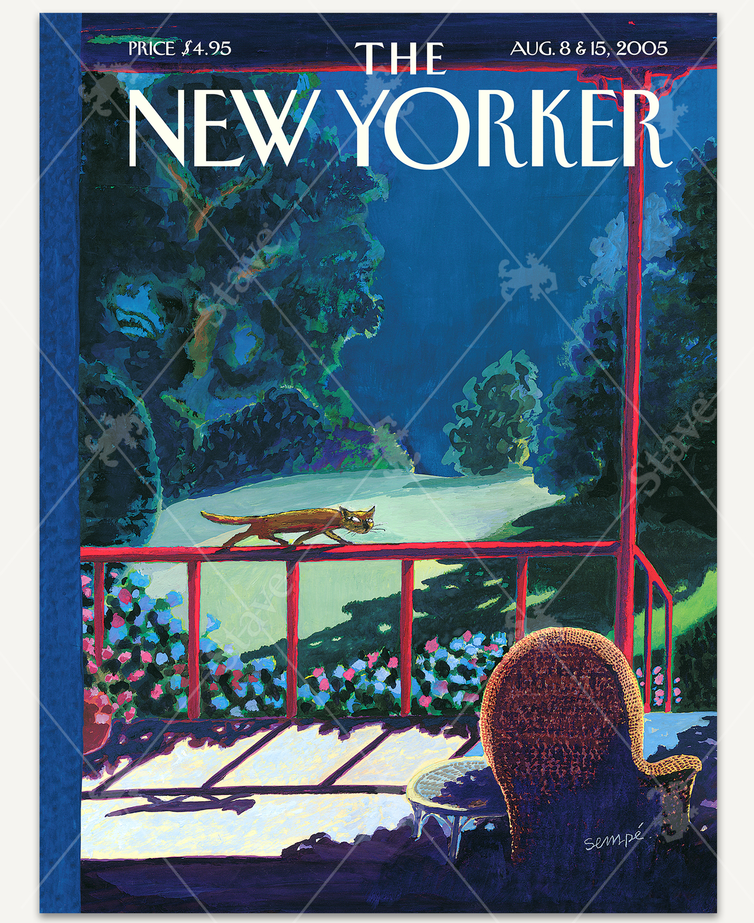 August 8 & 15, 2005, a traditional puzzle - Stave Puzzles