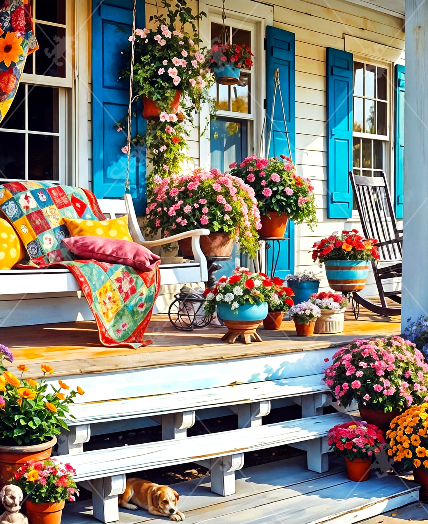 Summer Porch Season Jigsaw Puzzle | Stave Puzzles