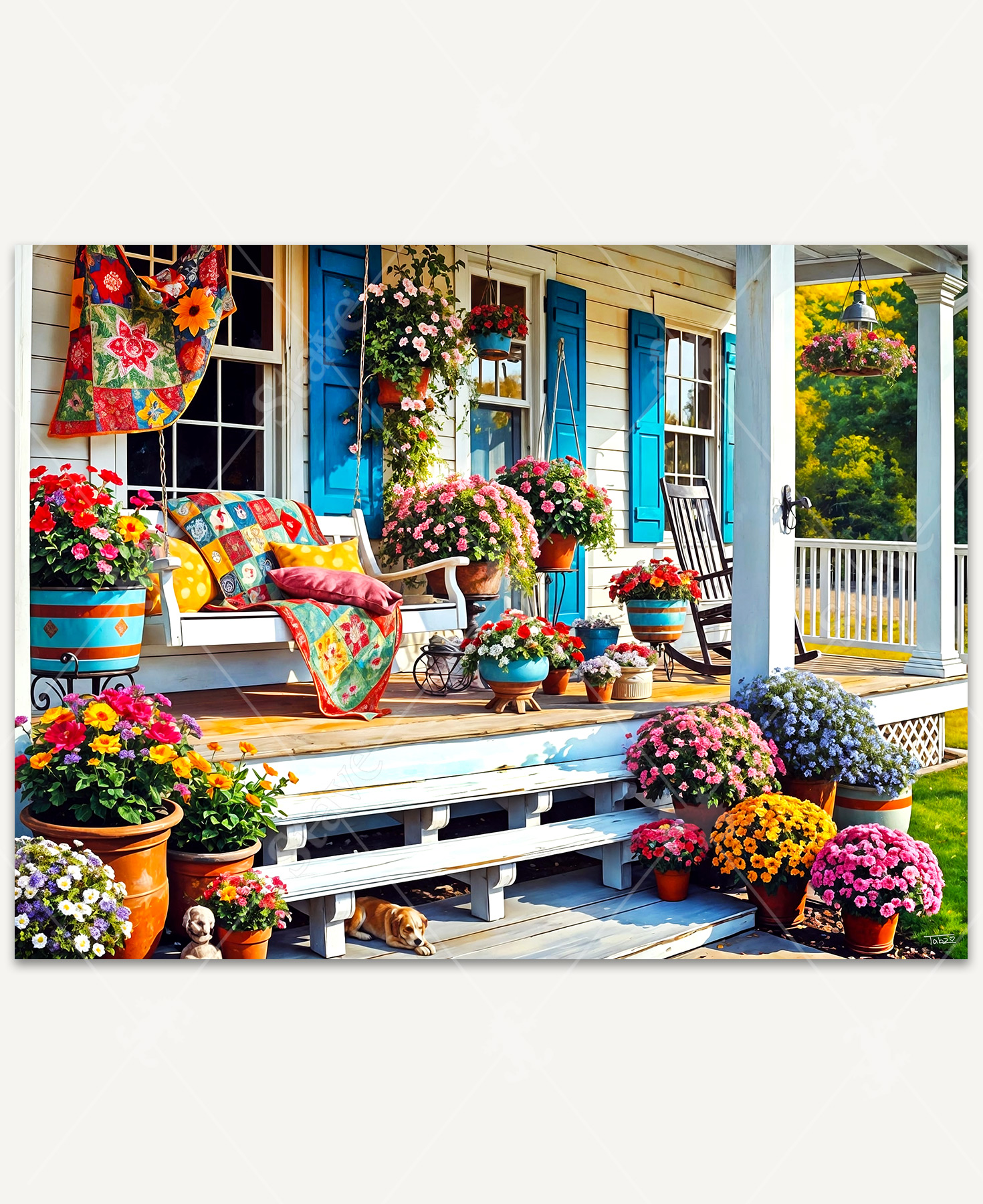 Summer Porch Season Jigsaw Puzzle | Stave Puzzles