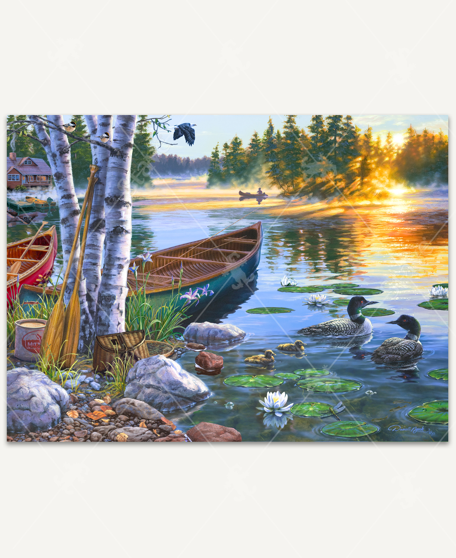 Morning On The Lake, 450 Pieces