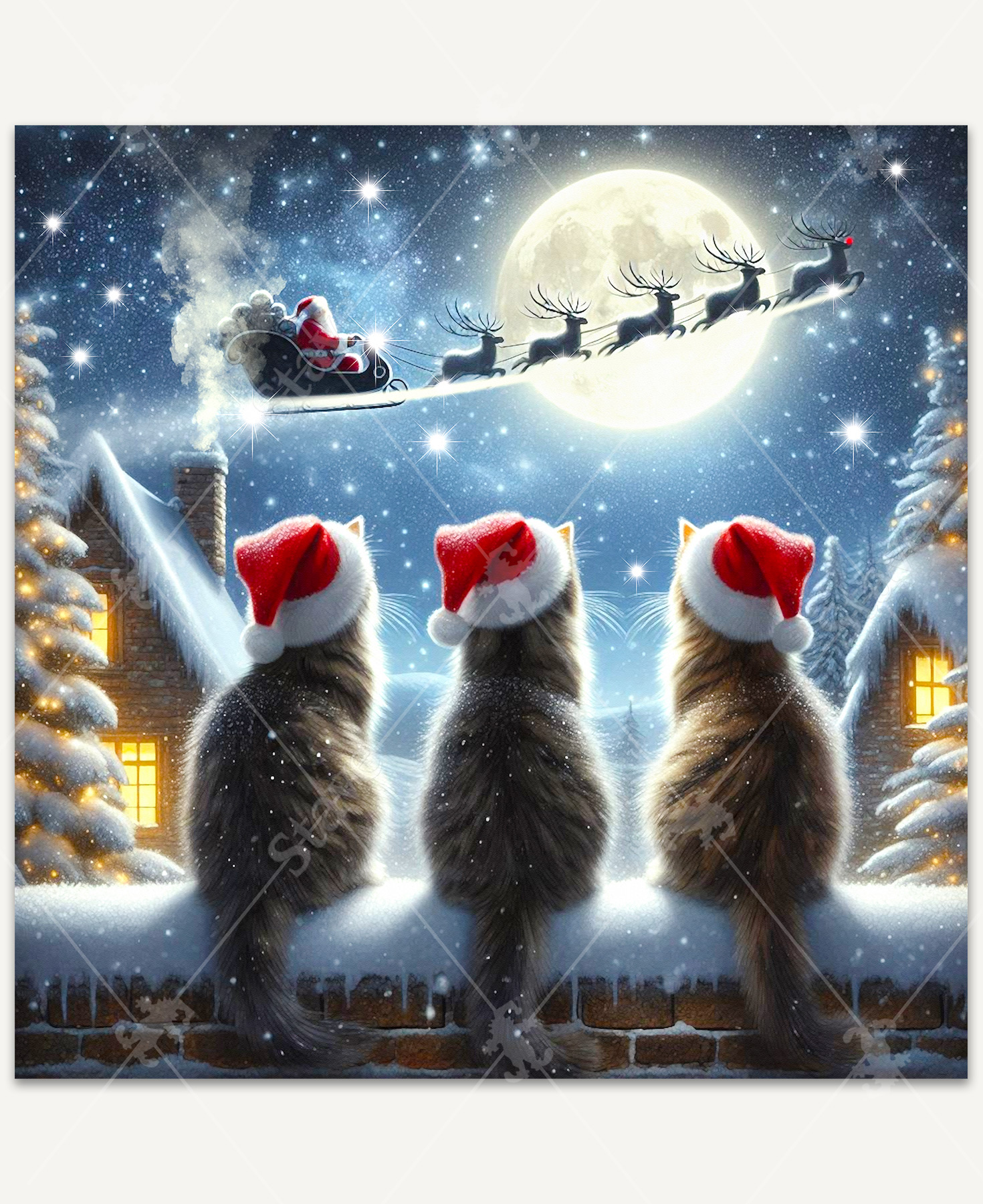 Christmas Eve Kitties