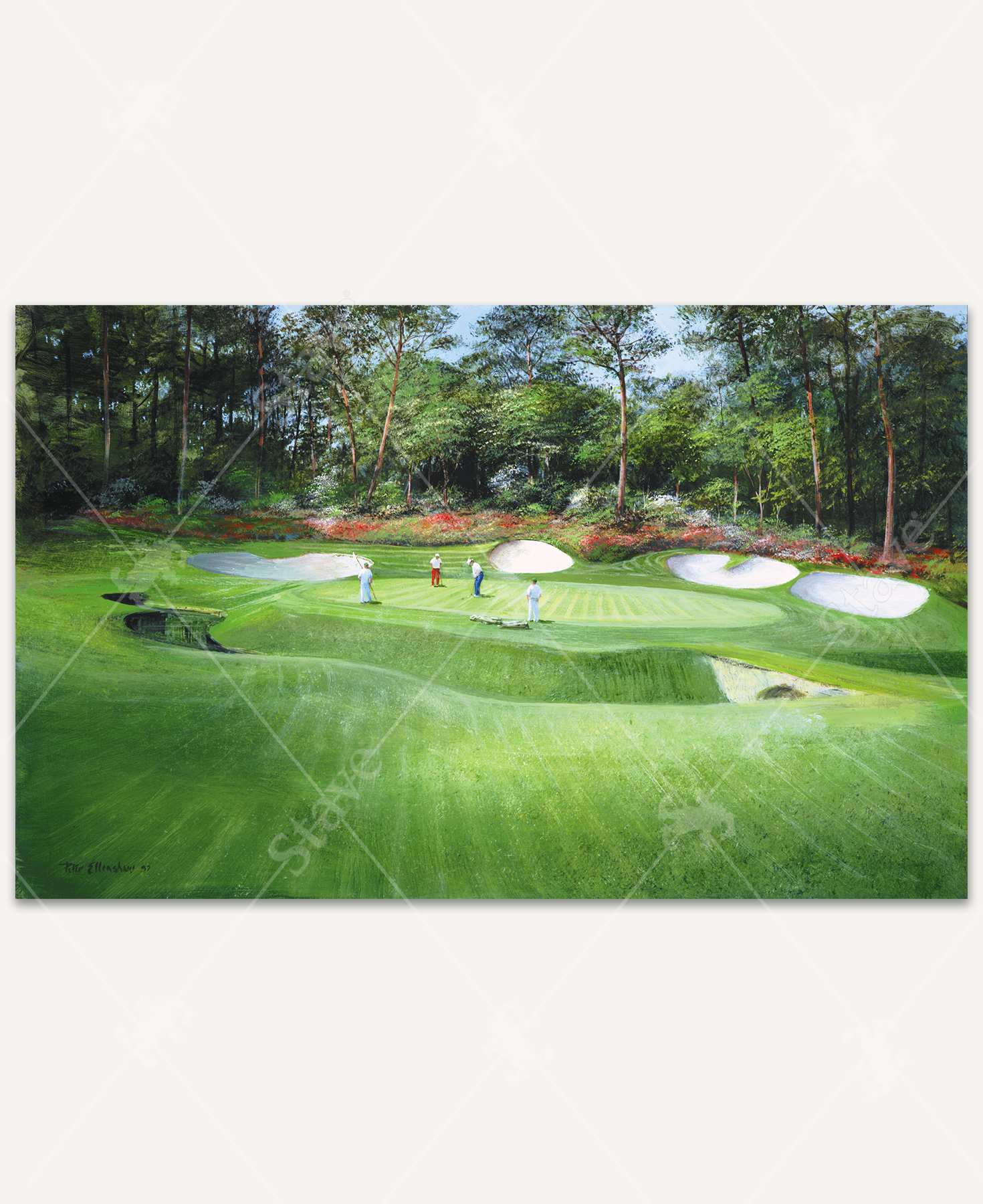 Thirteenth Hole At Augusta, 200 Pieces
