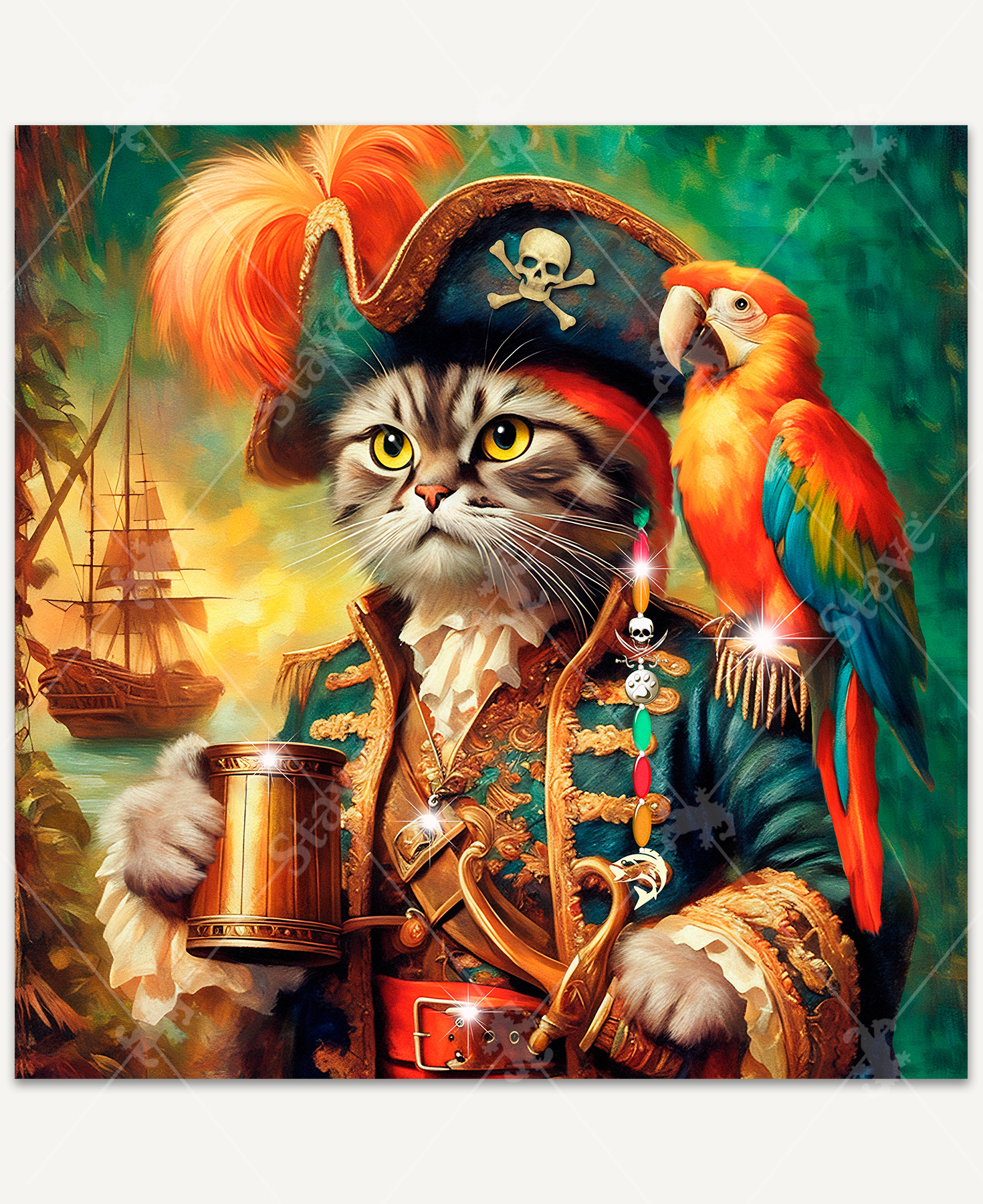 Wee Captain Kitty, 450 Pieces