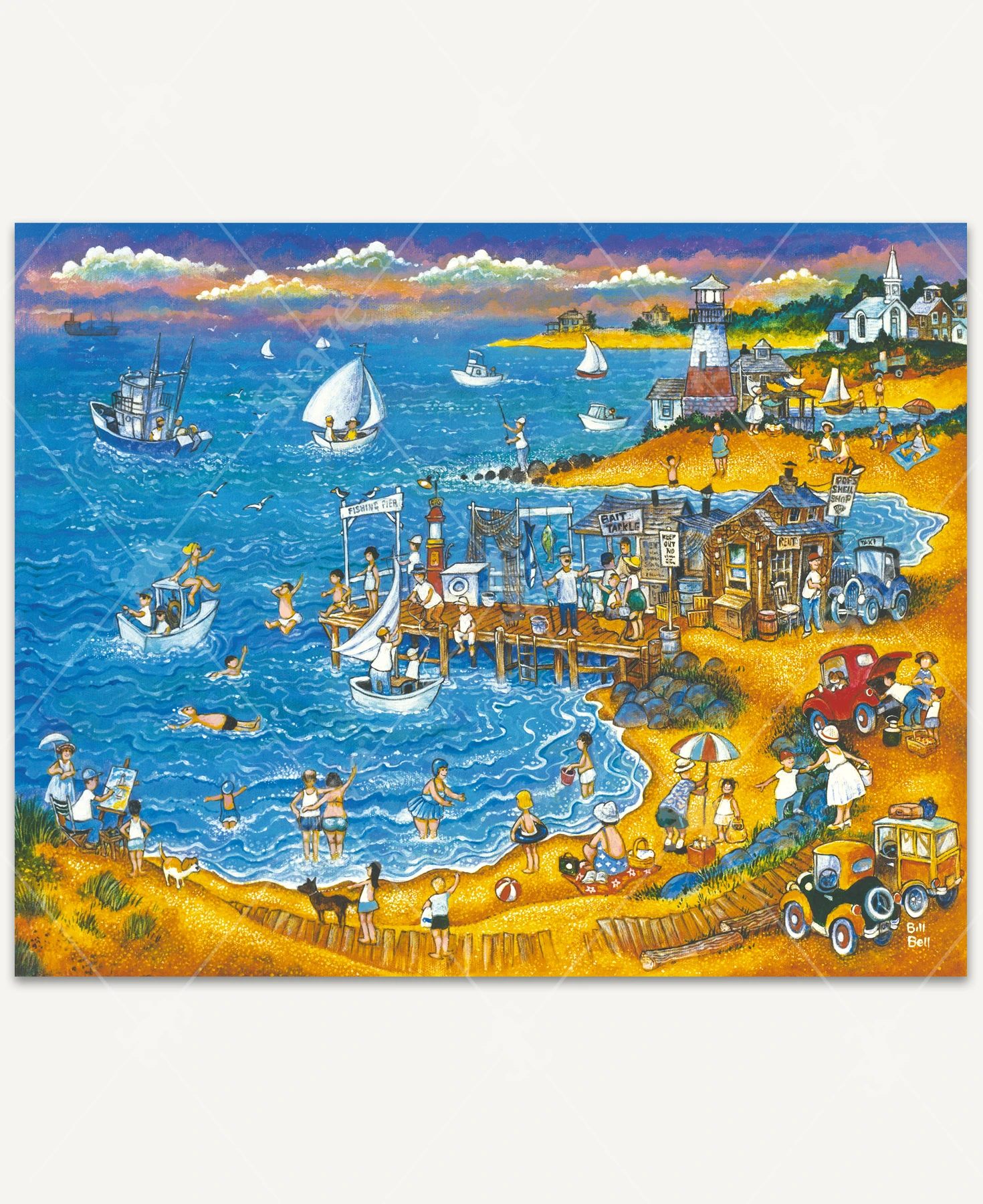 Fishing Pier, 500 Pieces