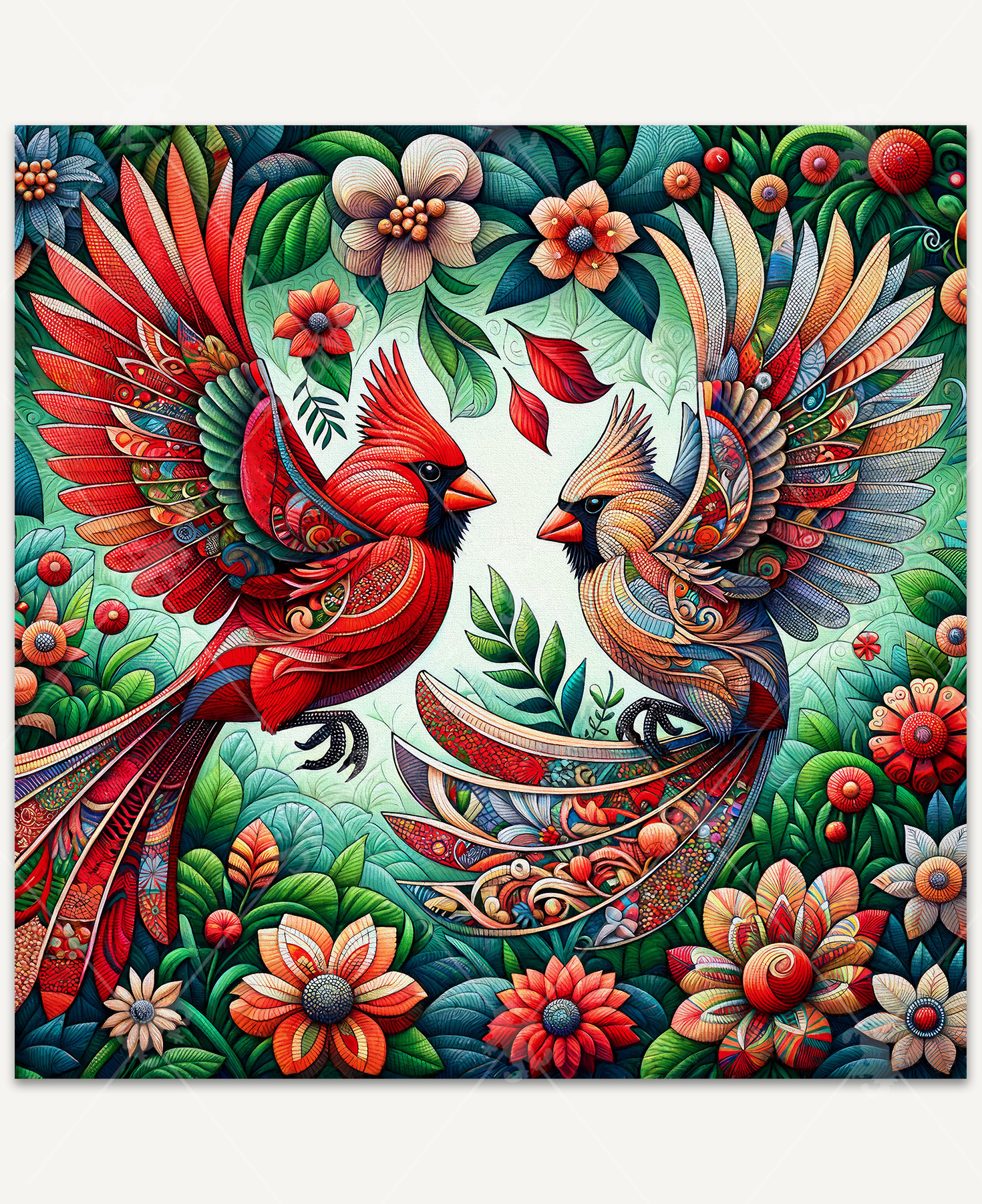 Cardinal Courtship