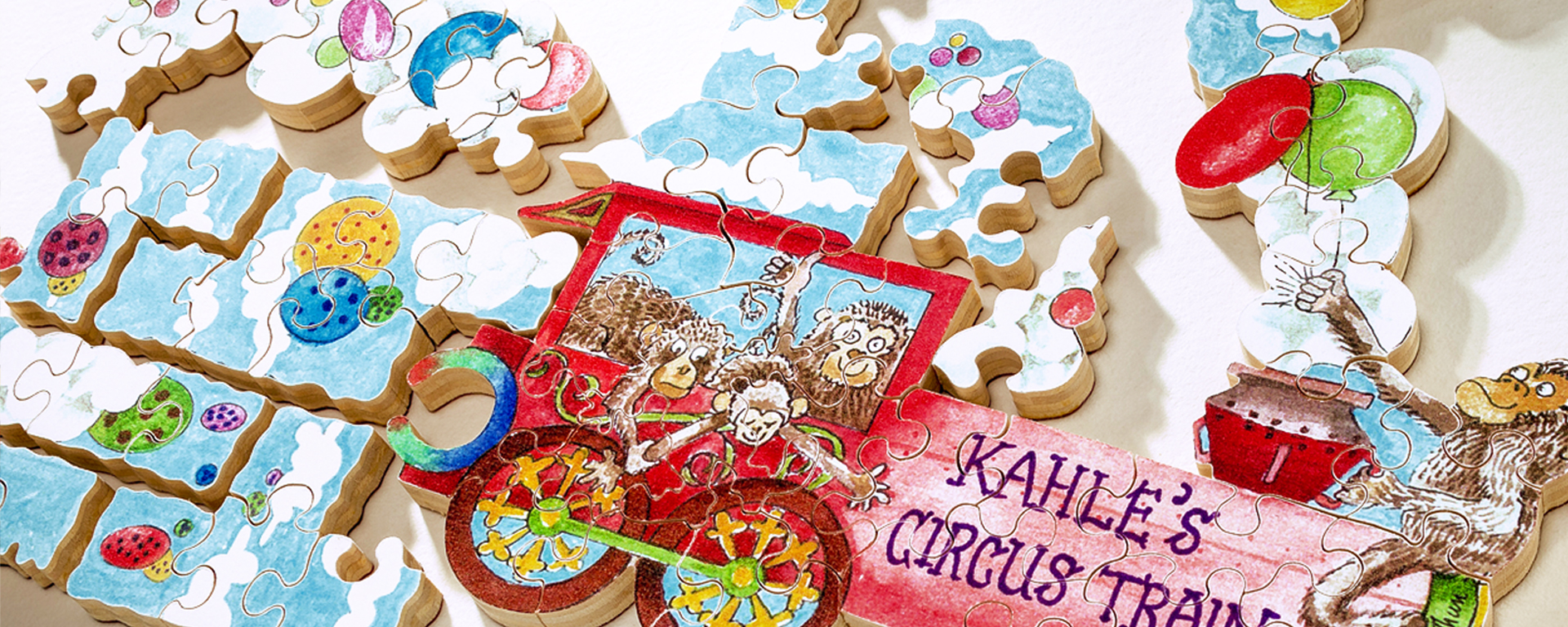 Circus Train | Wooden Circus Puzzles | Stave Puzzles