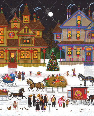 Victorian Christmas, a traditional puzzle - Stave Puzzles