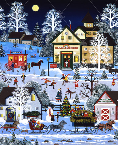 Christmas Traffic Jam, a traditional puzzle - Stave Puzzles