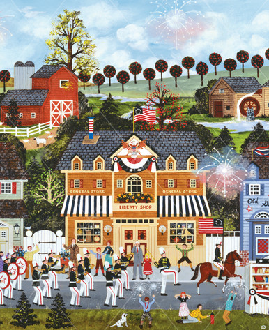 Celebration Of America, a traditional puzzle - Stave Puzzles