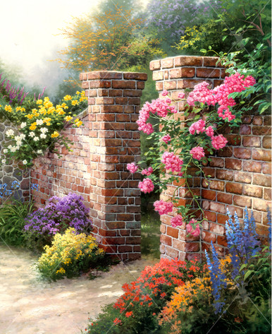 クロスステッチ完成品Together in my Fathers garden 10941__15676.1627966555.386.