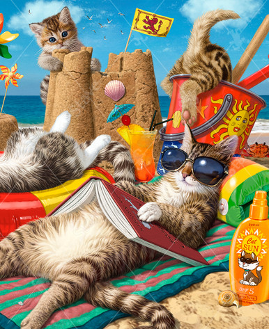 その他 Cats Magnetic Puzzle Cats – Geotoys