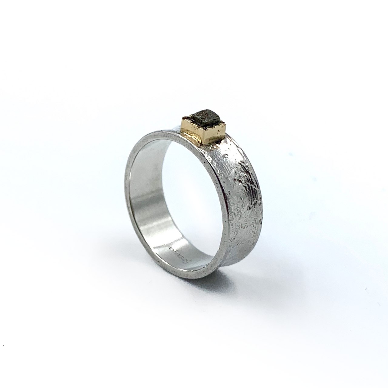Rough Diamond ring, Raw diamond Ring, Raw Diamond Engagement Ring, Blu –  FANCYDIAMONDJEWELS