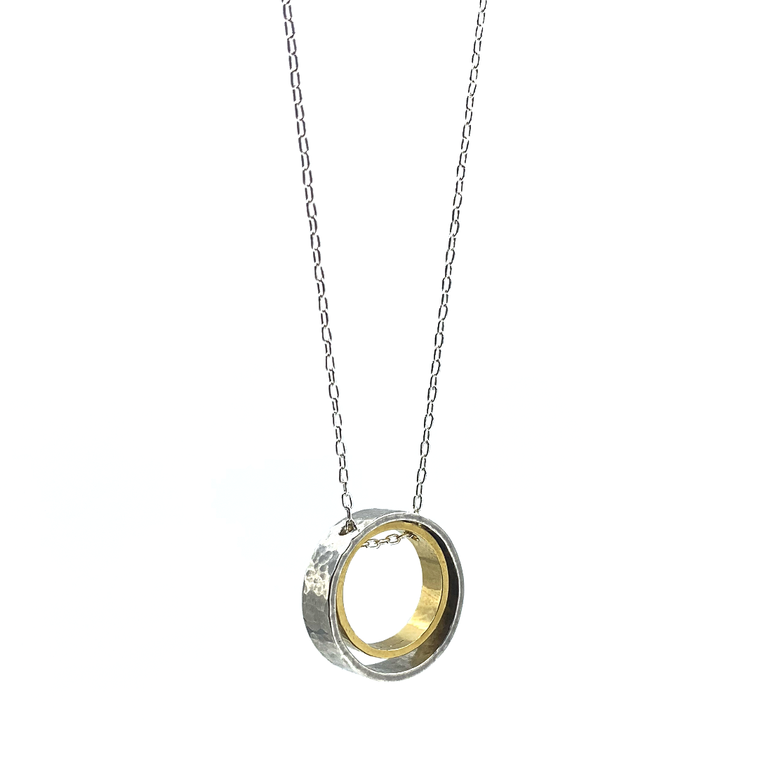 Llife DOUBLE RING PENDANT Llife DOUBLE RING PENDANT