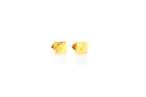The Box Stud Earrings feature a simple, small and stylish hand-hammered square that is remarkably reflective.
Gold plated over sterling silver. Nickel free and handmade in Brooklyn The Box Stud Earrings feature a simple, small and stylish hand-hammered square that is remarkably reflective.
Gold plated over sterling silver. Nickel free and handmade in Brooklyn