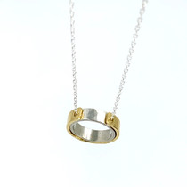 Circle Of Life Necklace 
Silver & Gold Circle Of Life Necklace 
Silver & Gold