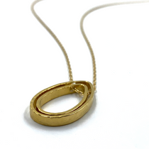 Circle Of Life Double Gold Teardrop Circle Of Life Double Gold Teardrop