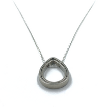 Circle Of Life Double Silver Teardrop Circle Of Life Double Silver Teardrop
