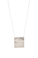 The Box Necklace features a simple and stylish hand-hammered square on a chain of your desired length. This design is a classic in the Shaya NYC Collection. Sterling silver. Nickel free. handmade in Brooklyn, NY
 