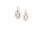 Jasmine Earrings geometric open square design