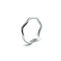 Sterling Silver Thick Crown Ring