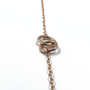 Rose gold plated geometric bracelet by Shaya NYC