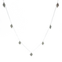 Bella Necklace linked diamond shape sterling silver
