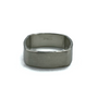 Sterling Silver Square Ring 6mm Wide