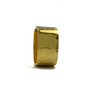 Gold Square Ring 9 mm