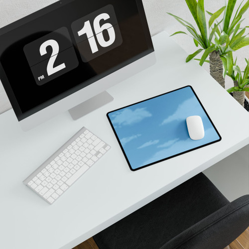 Celeste Blue Color - Sky Design - 3 Sizes - Desk Mats