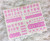 Pink and Chunky - ABC's Alphabet - Sticker Sheet