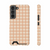 Peachy Cream Color - Picnic Pattern - Phone Case With Card Holder For Iphone and Samsung Models