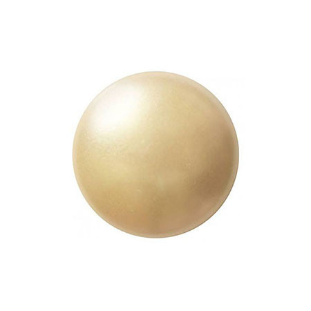 Cabochon Par Puca® 14mm - Cream Pearl - (1 Piece) Czech Glass Cab